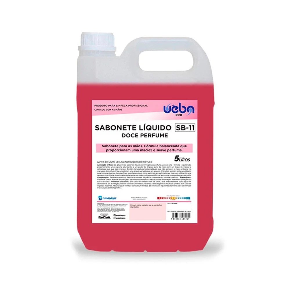 SABONETE LIQUIDO DOCE PERFUME UEBA 5L