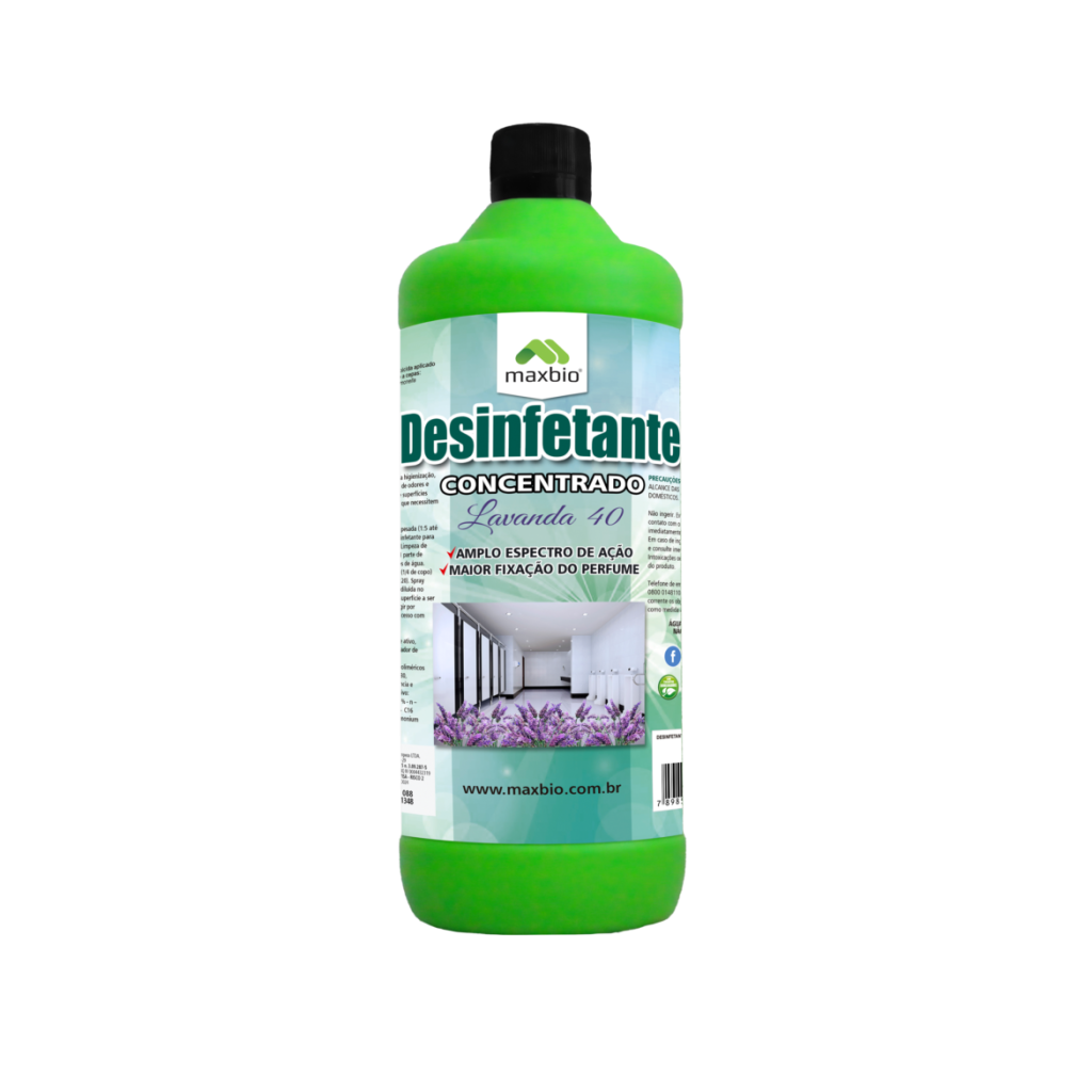 DESINFETANTE MICR. CONC. LAVANDA 1L MAXBIO