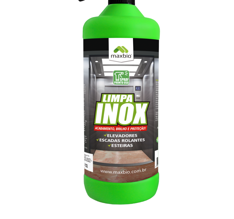 LIMPA INOX SPRAY 1LT MAXBIO
