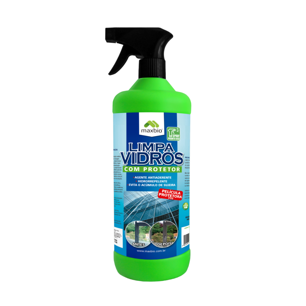 LIMPA VIDROS C/ PROTETOR SPRAY 1L MAXBIO