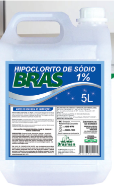HIPOCLORITO DE SODIO 5% BRAS BB C/5LTS