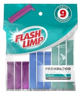 PRENDEDOR PARA EMBALAGENS FLASH LIMP