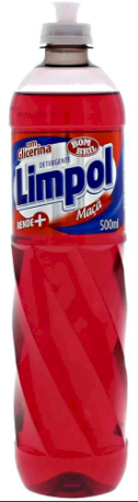 DETERGENTE MAÇÃ LIMPOL 500ML