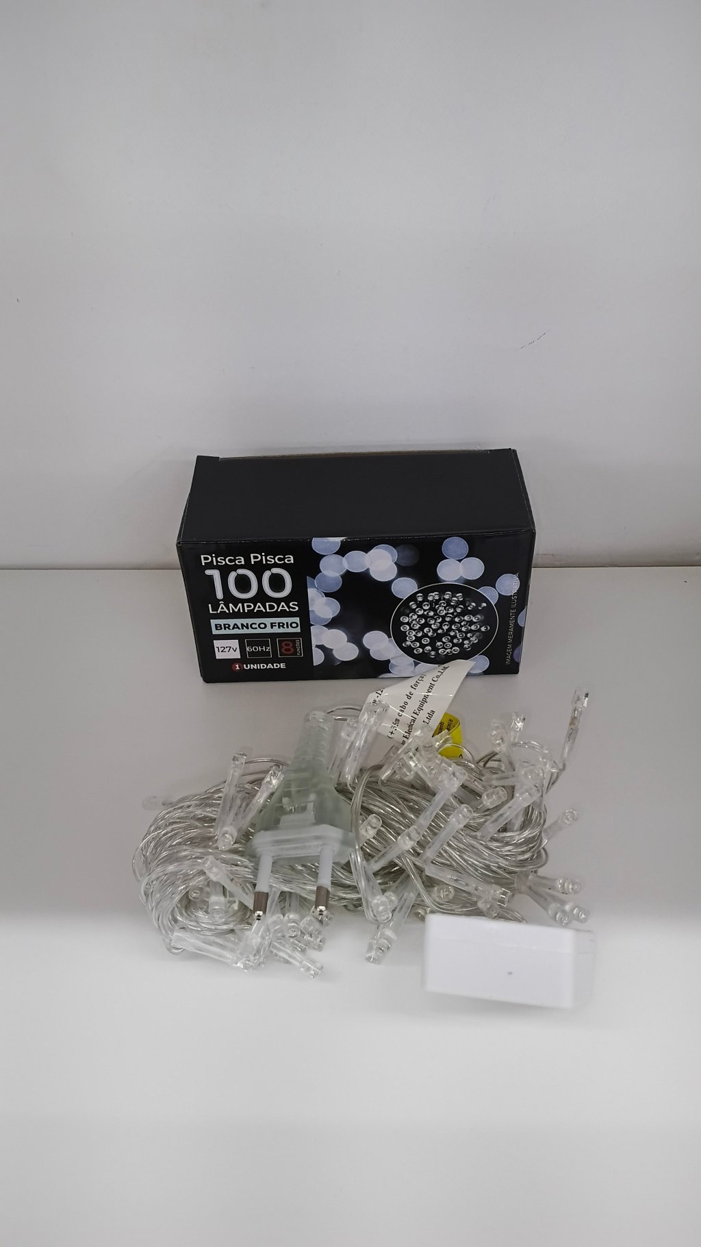 Pisca Led NW009C1001 Branco 9m Fio Transparente