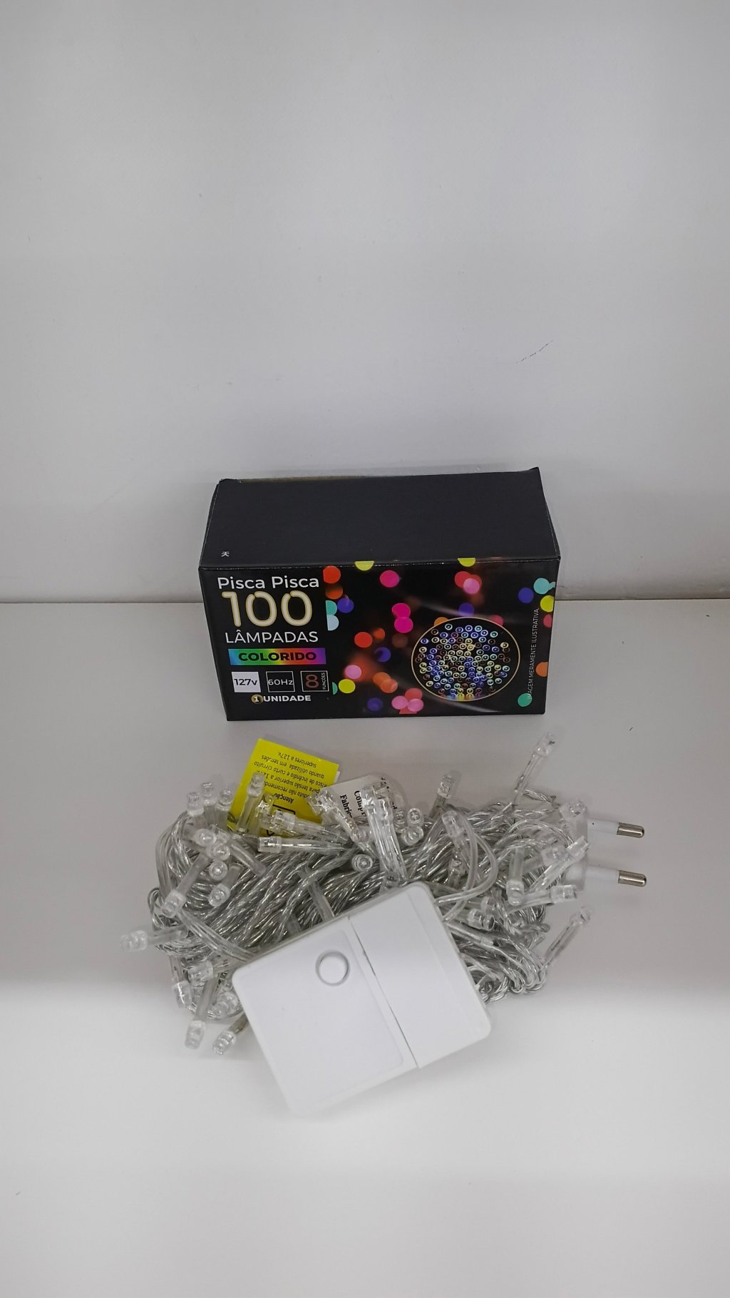 Pisca Led NW009M1001 Colorido 9m Fio Transparente