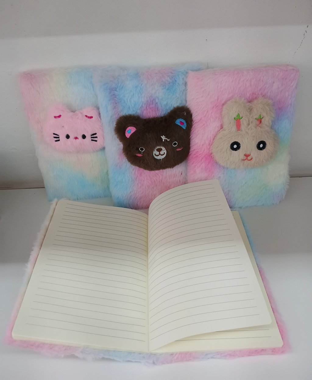 Caderno Pautado Pelúcia HA78753 20x13cm 80fls