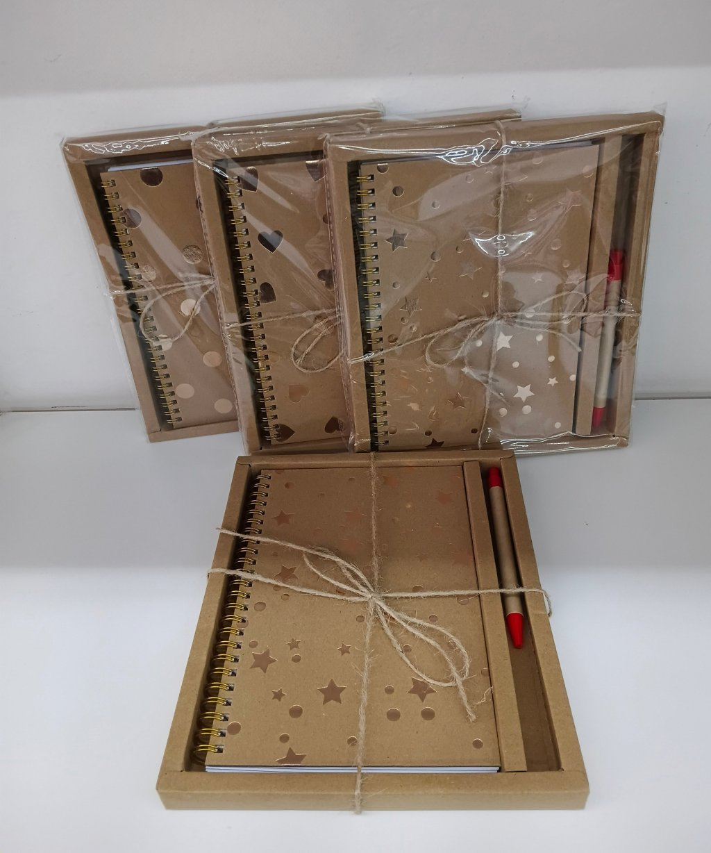 Kit Caderno Pautado HA80258 20x14cm 80fls + Caneta