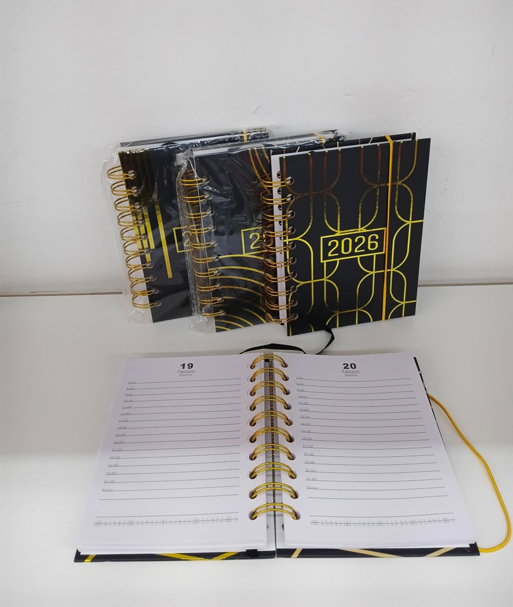 Agenda Capa Dura 2026 DV80537 15x11cm 168fls