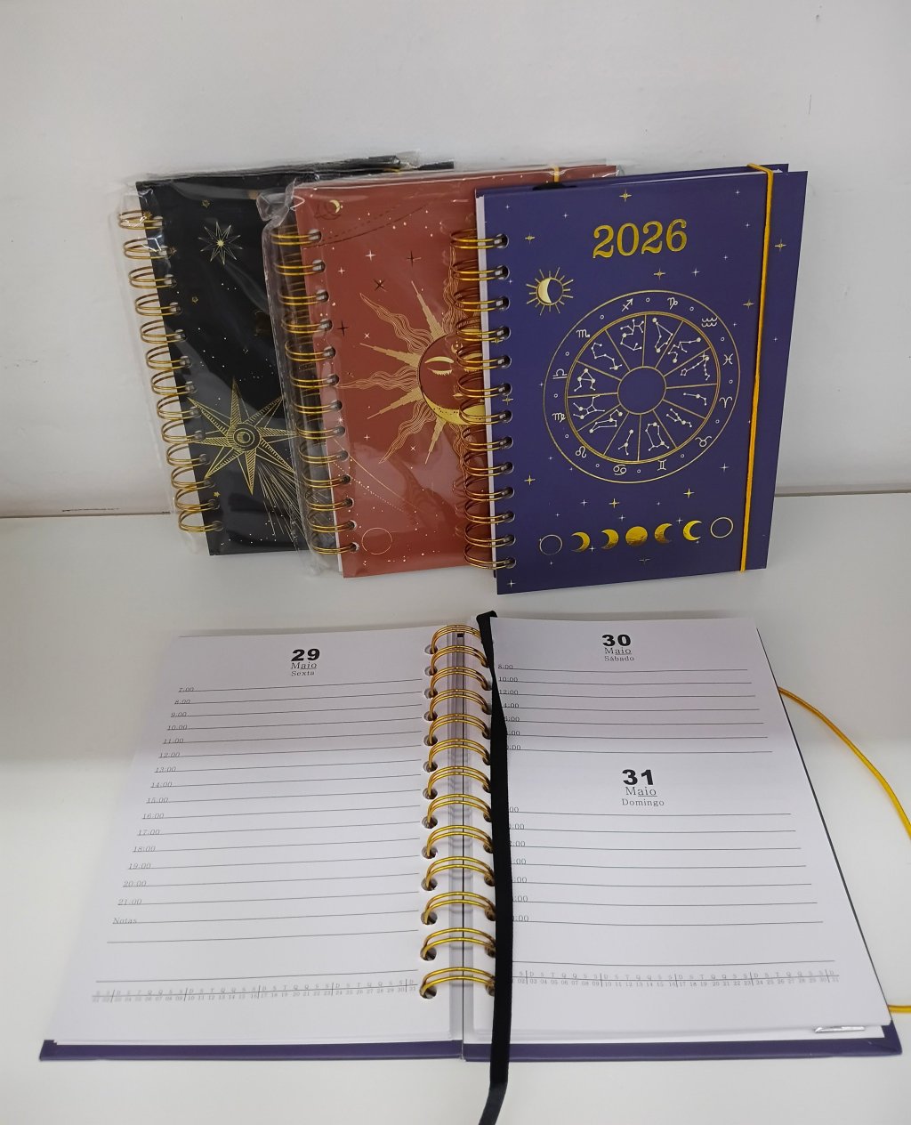 Agenda Capa Dura 2026 DV80554 18x13cm 168fls