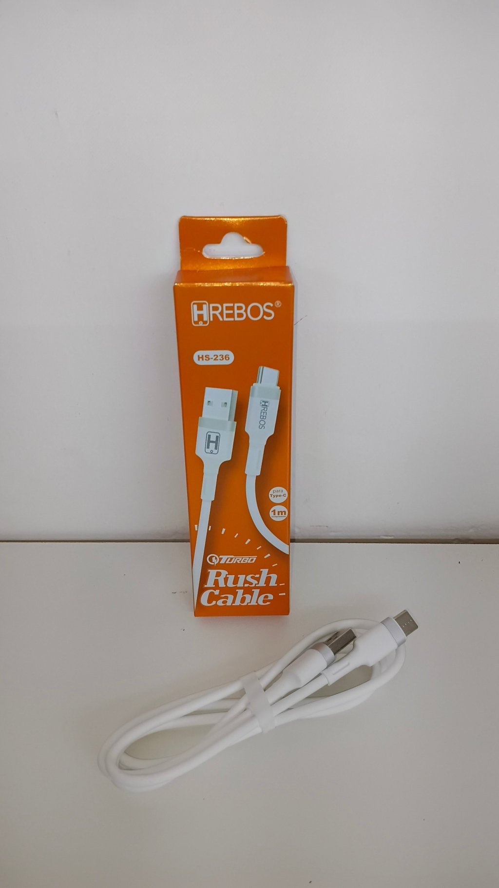 Cabo USB/Tipo C HS-236 3.0A 1m