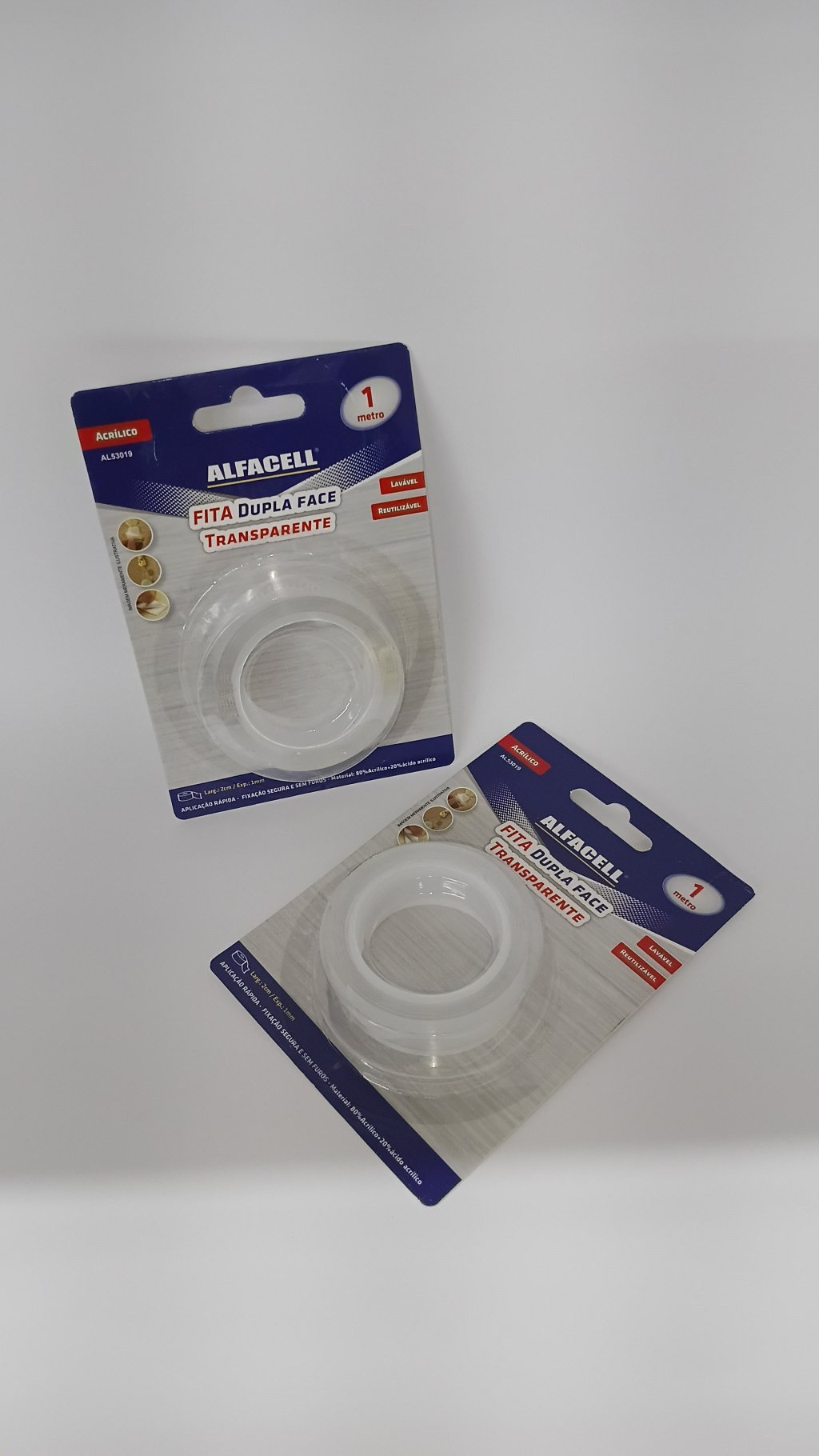 Fita Adesiva Dupla Face AL53019 1m