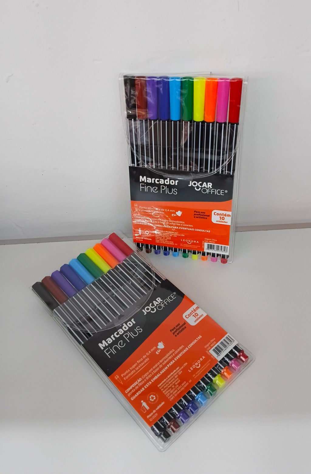 Marcador Fine Plus c/10 96035 0.4mm