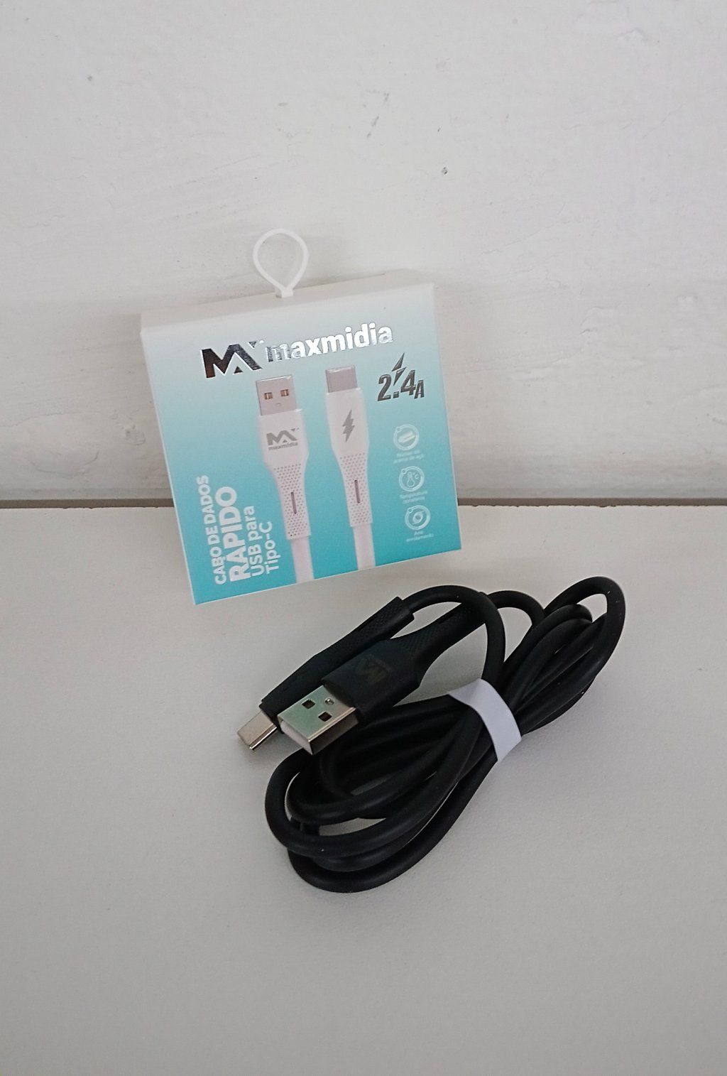 Cabo Tipo C 2.4A MAX-TC127 1m