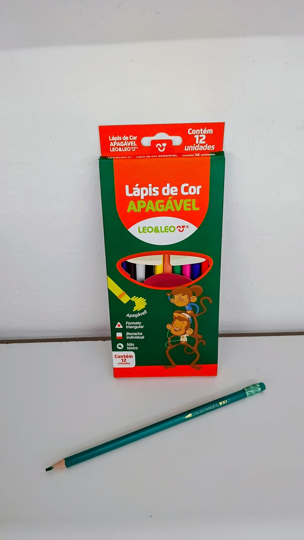 Lápis de Cor Apagável 72101 c/12 Cores 