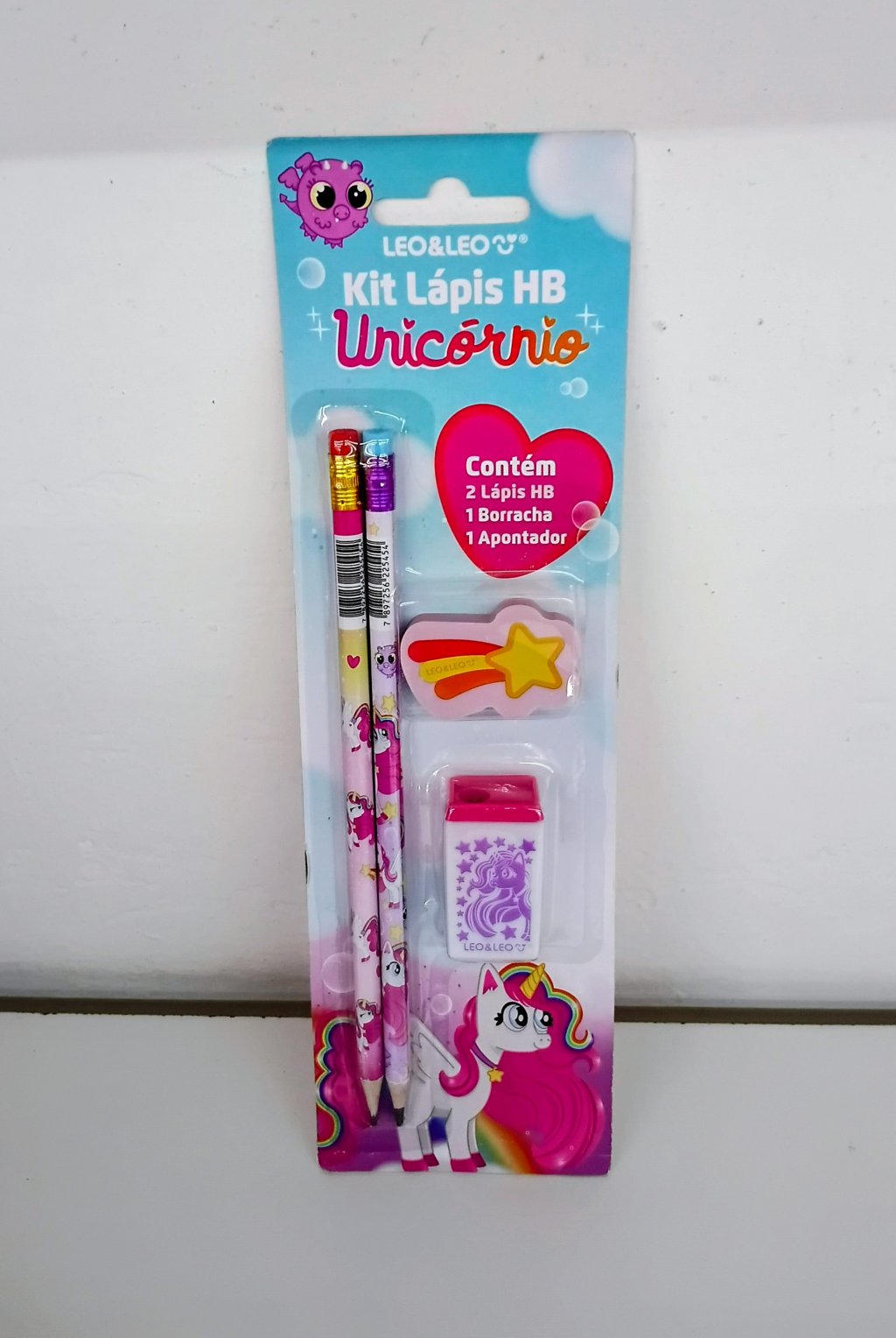 Kit Escolar Unicórnio  10544 4pcs