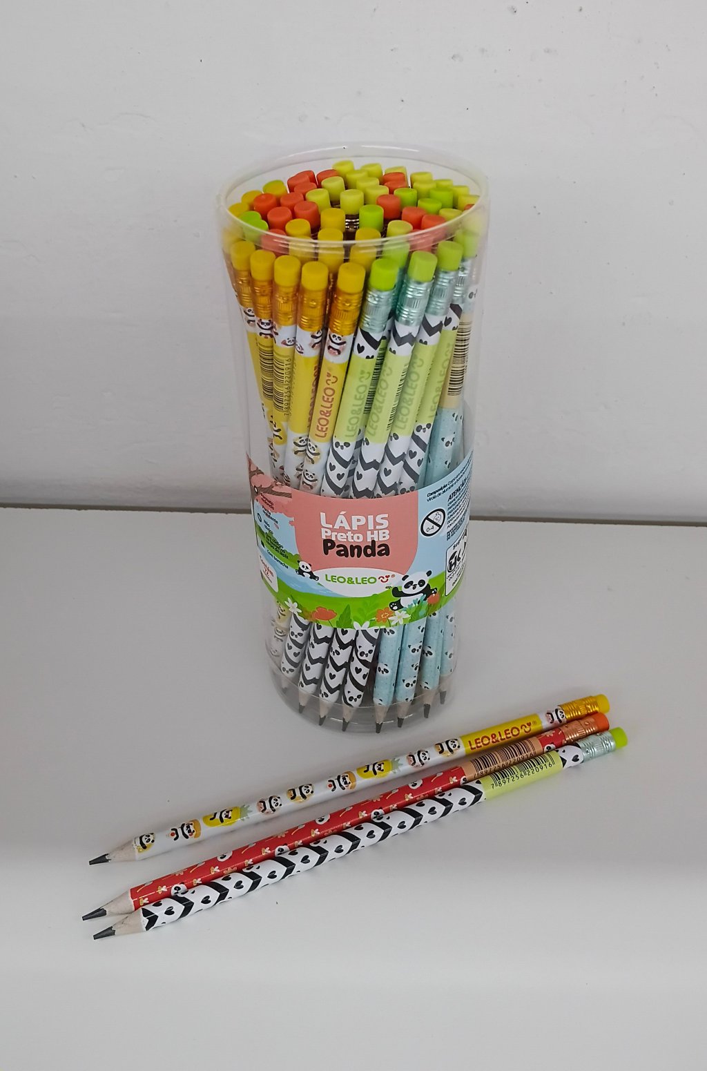Lápis c/Borracha Panda 72187