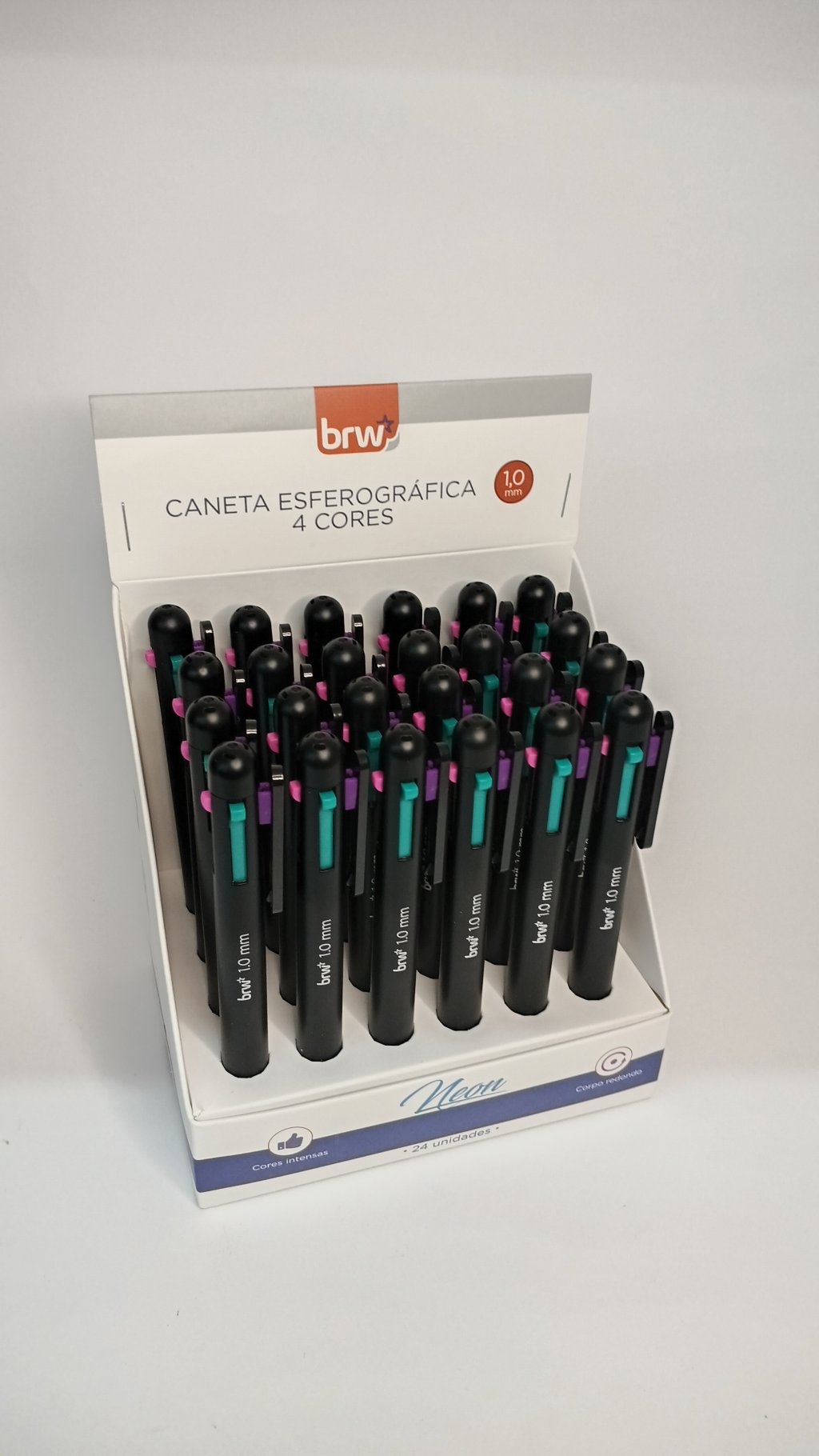 Caneta Esferográfica c/4 Cores CA0522 1.0mm