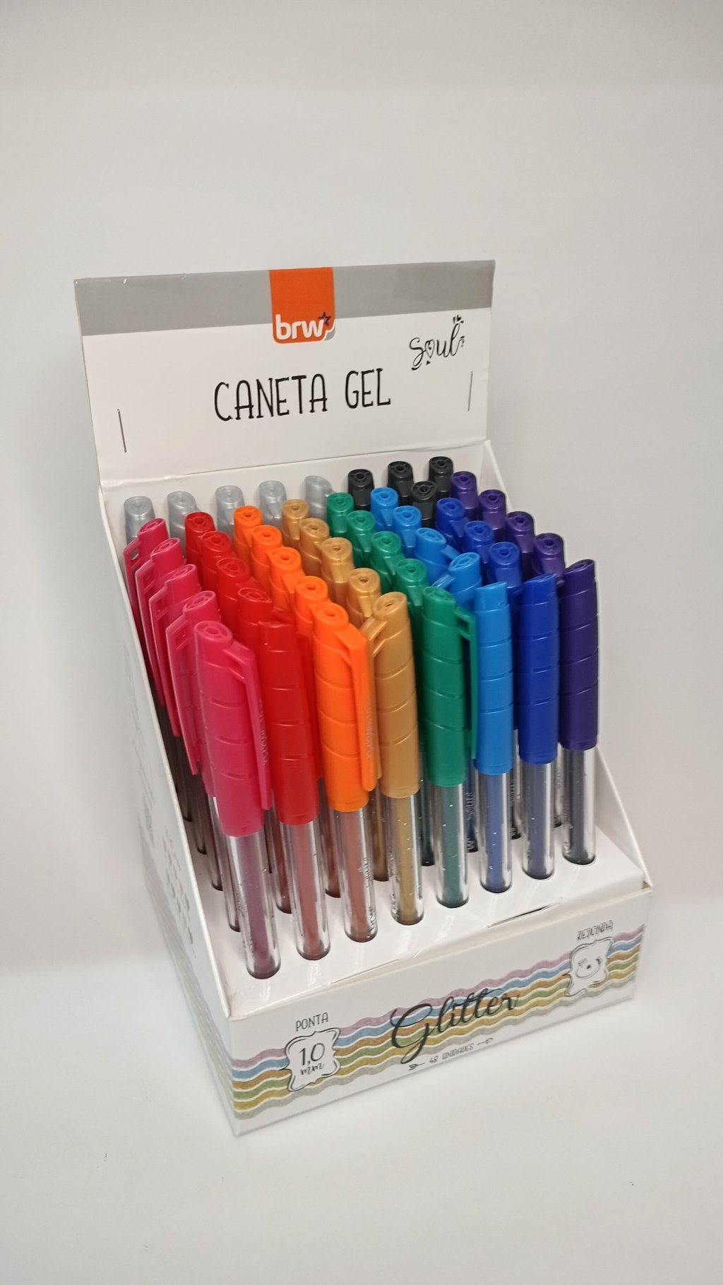 Caneta em Gel c/Glitter CA0030 1.0mm