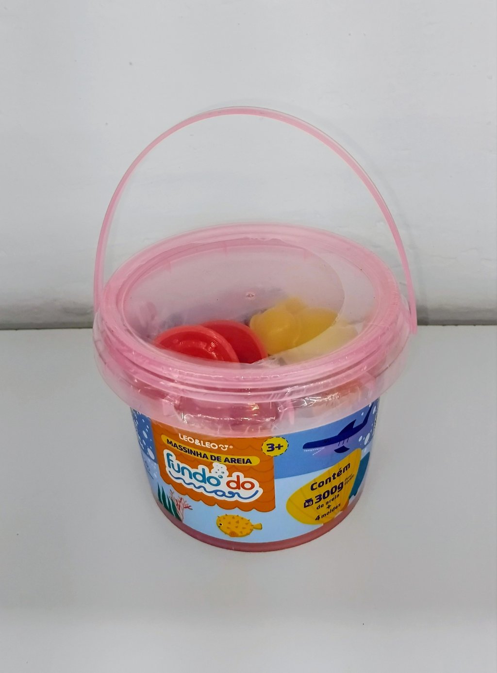 Massinha de Modelar Areia 72561 300g c/4 Modelos