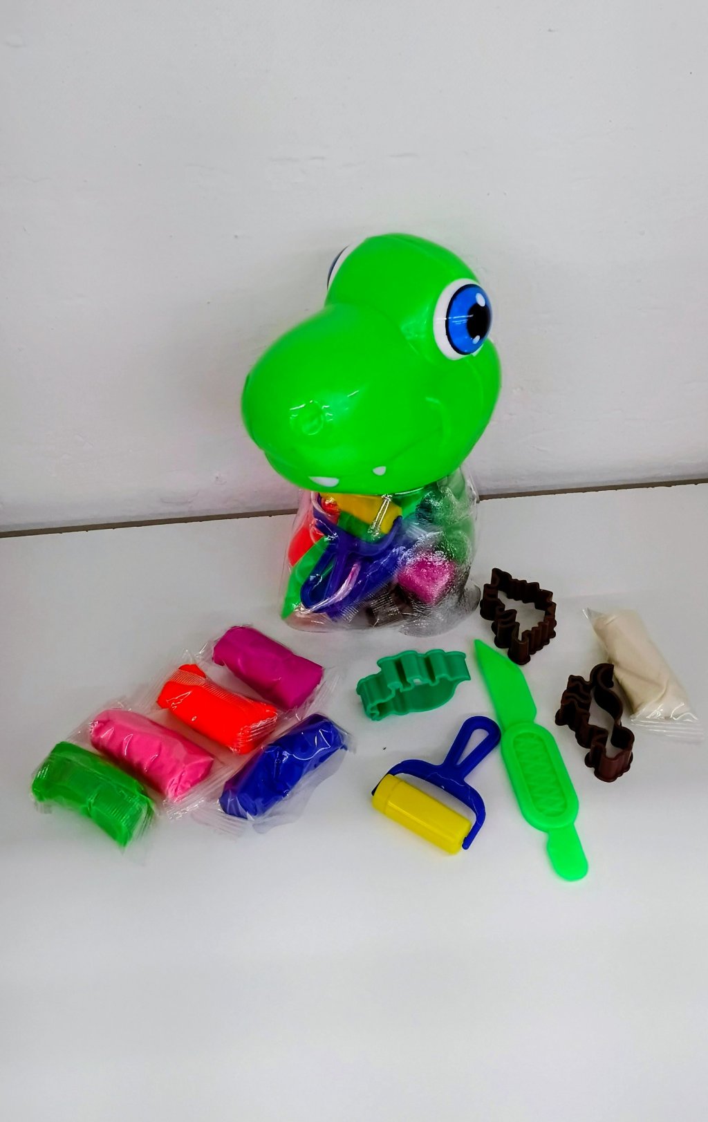 Kit Massinha Dino 72538 180g c/5 Ferramentas 