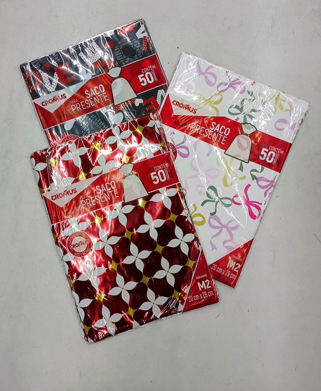 Sacos p/Presente 20x29cm c/50 