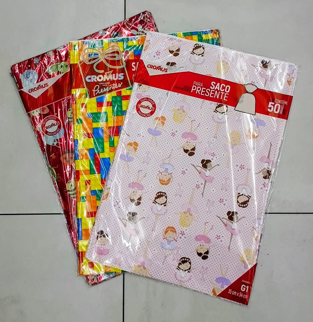 Sacos p/Presente 35x54cm c/50 