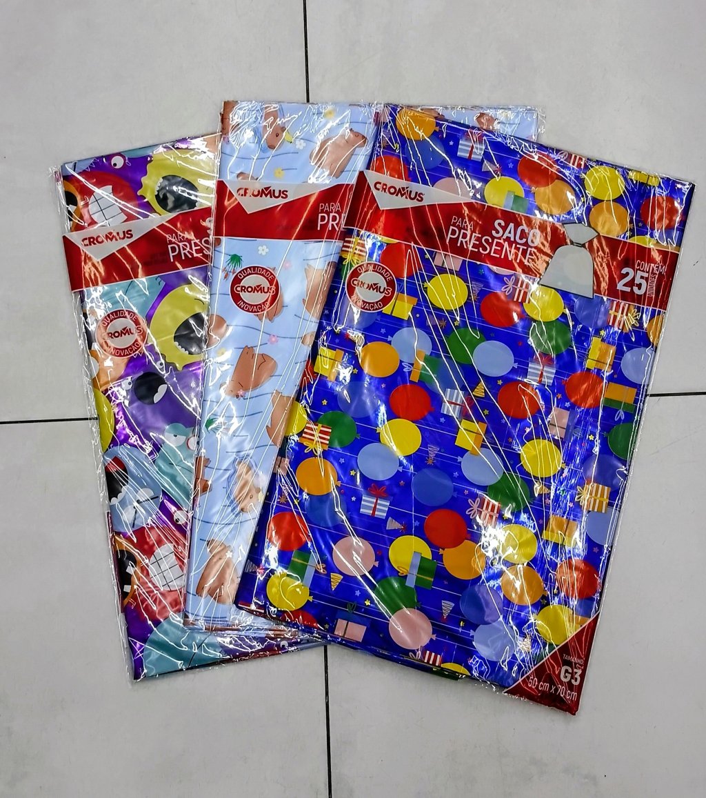 Sacos p/Presente 50x70cm c/25
