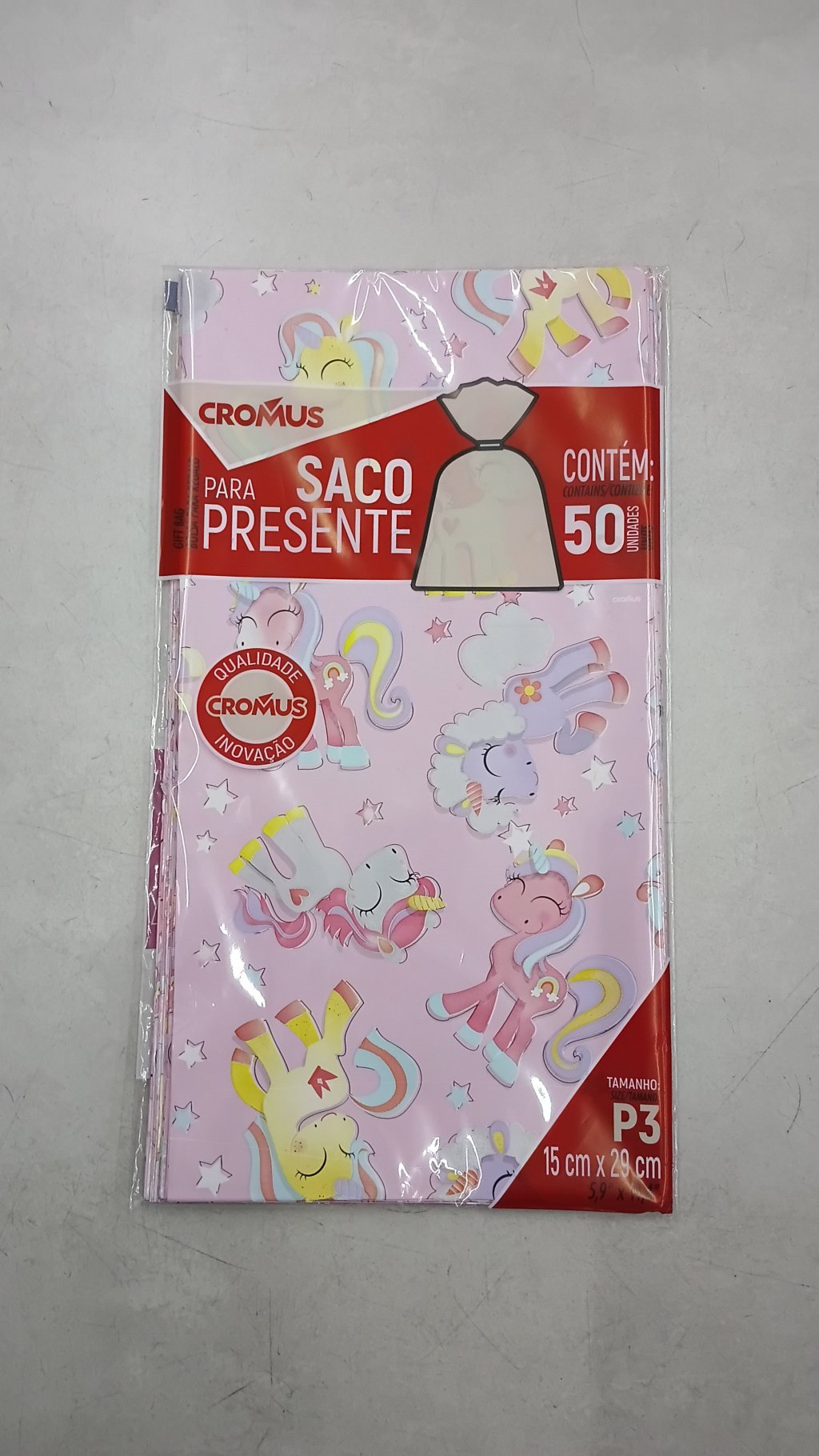 Sacos p/Presente 15x29cm c/50