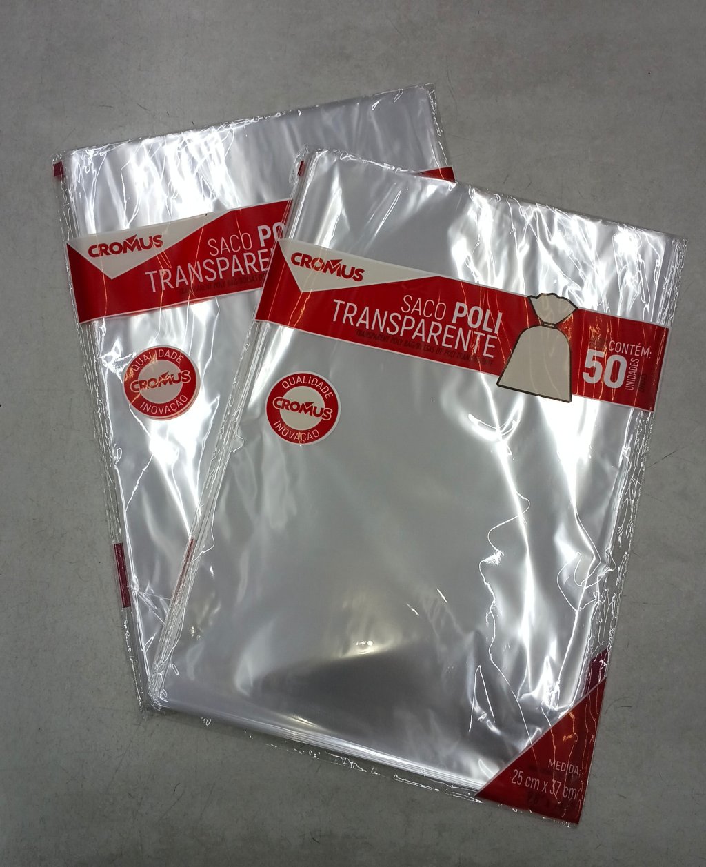 Saco Transp Poli 25x37cm c/50