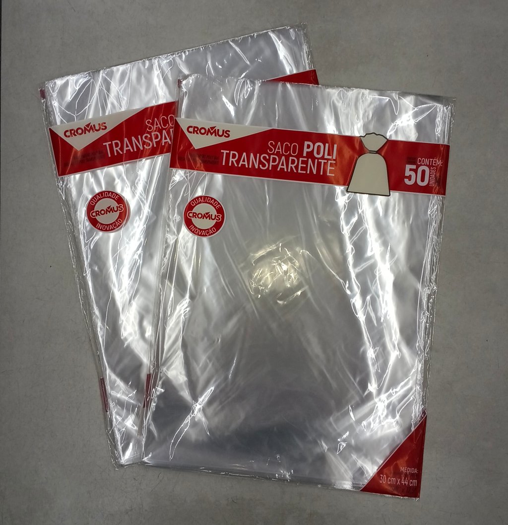 Saco Transp Poli 30x44cm c/50