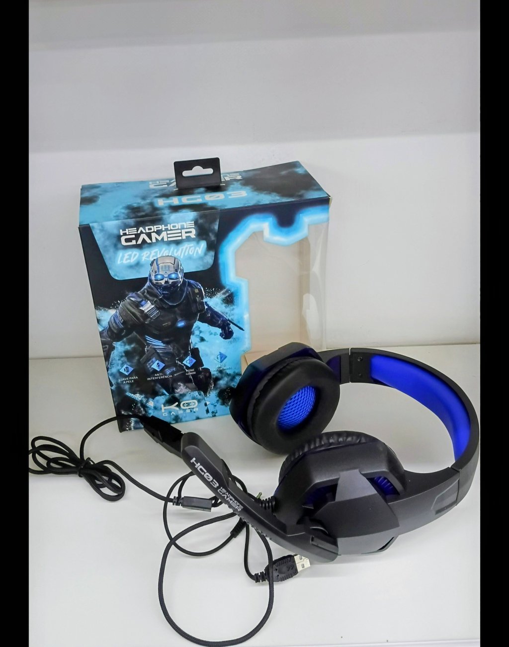 Fone Gamer PC GB53118 c/Iluminação 