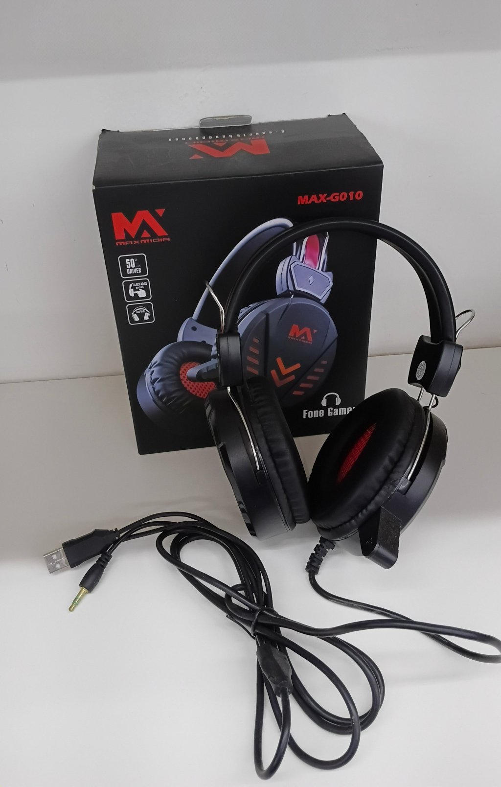 Fone Gamer PC MAX-G010 c/Iluminação 