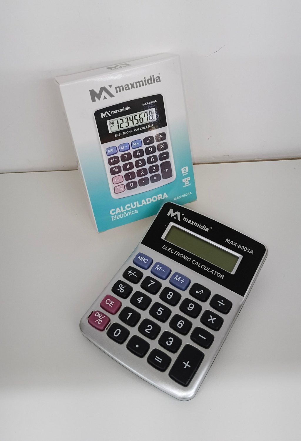 Calculadora a Bateria MAX-8905A 10x8cm