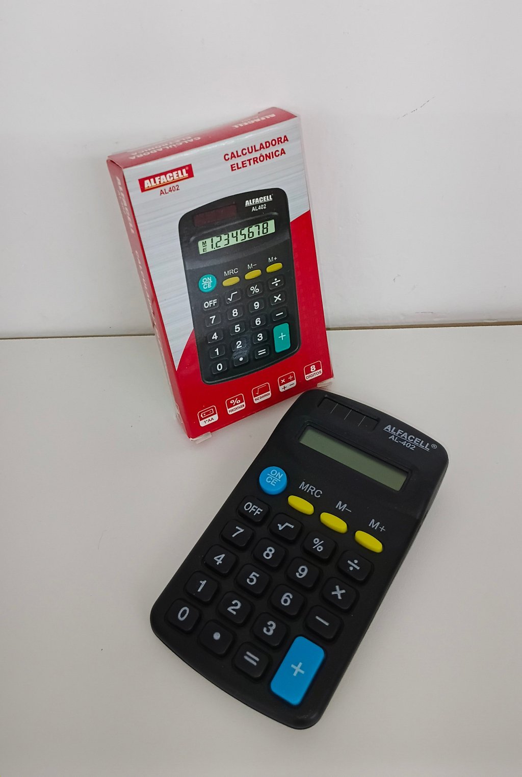 Calculadora a Pilha AL402 10x6cm 