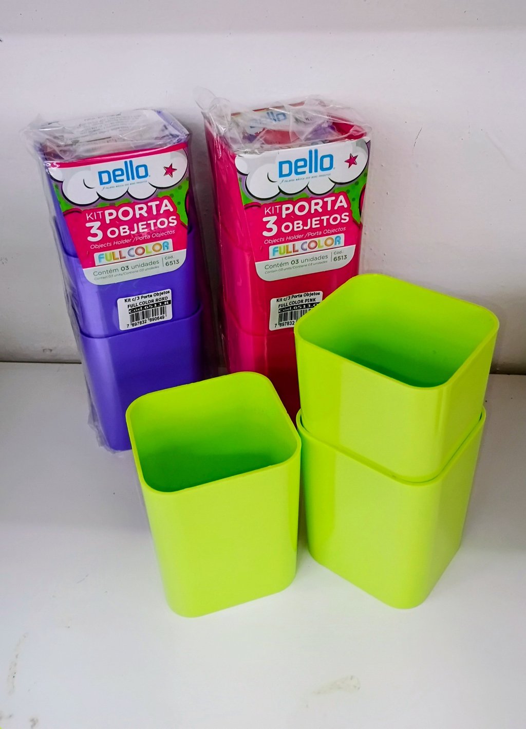 Porta Objeto Plástico c/3 6513