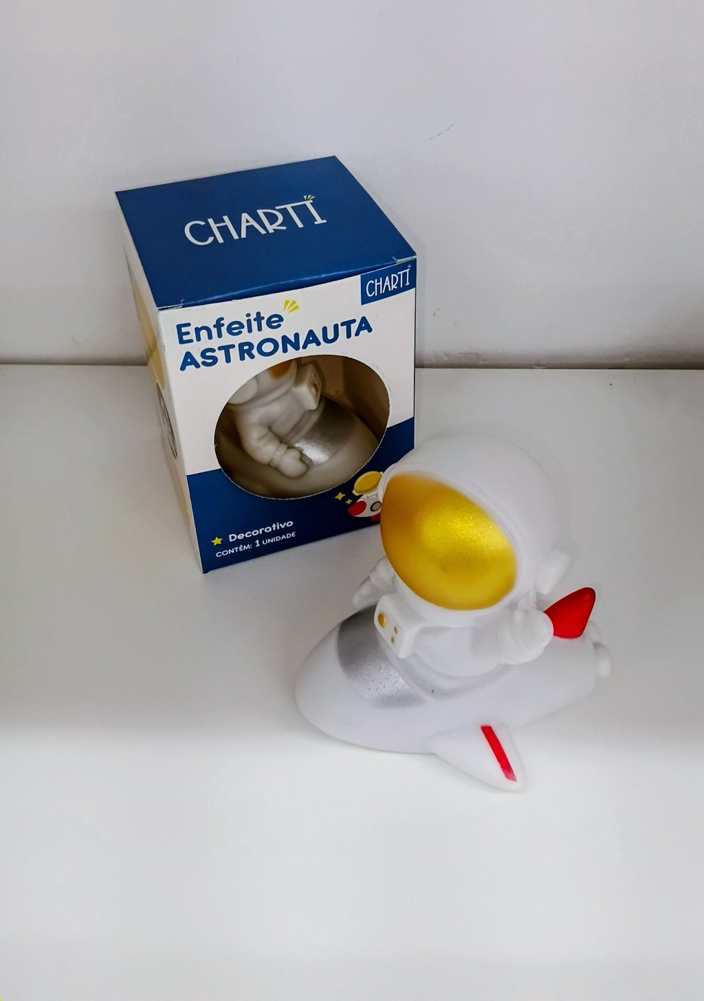 Luminária Astronauta 6189 a Bateria 9cm 