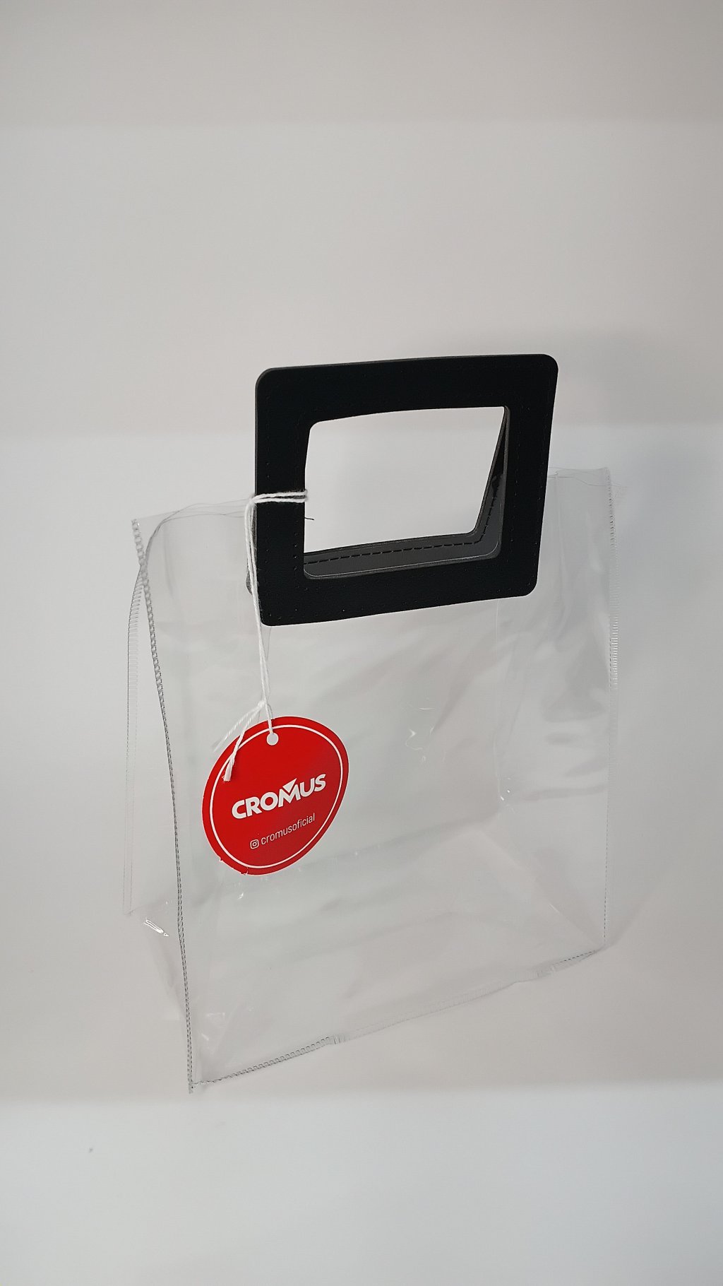 Sacola Plástica Transparente 1900102 20x18x10cm 