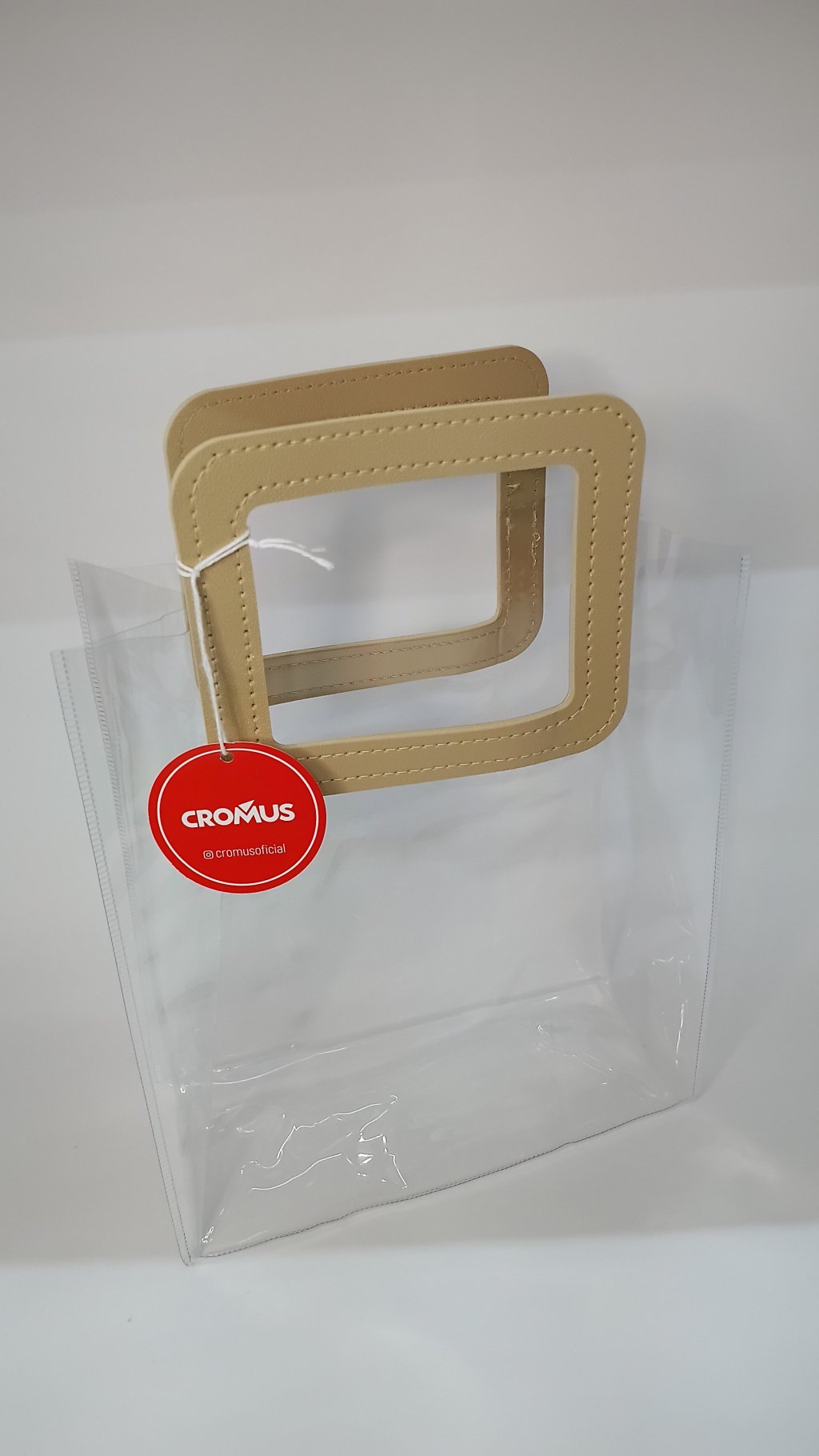 Sacola Plástica Transparente 19001029 25x22x12cm