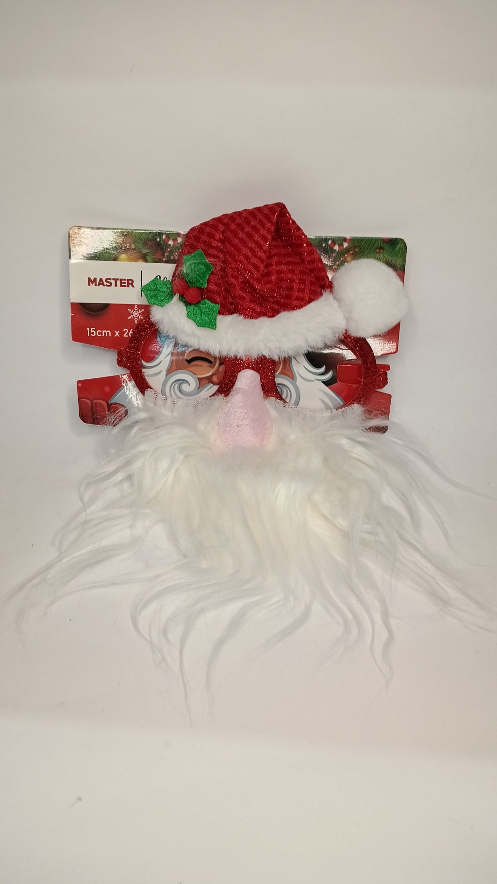 Óculos c/Barba Noel ML7471 15x26cm 