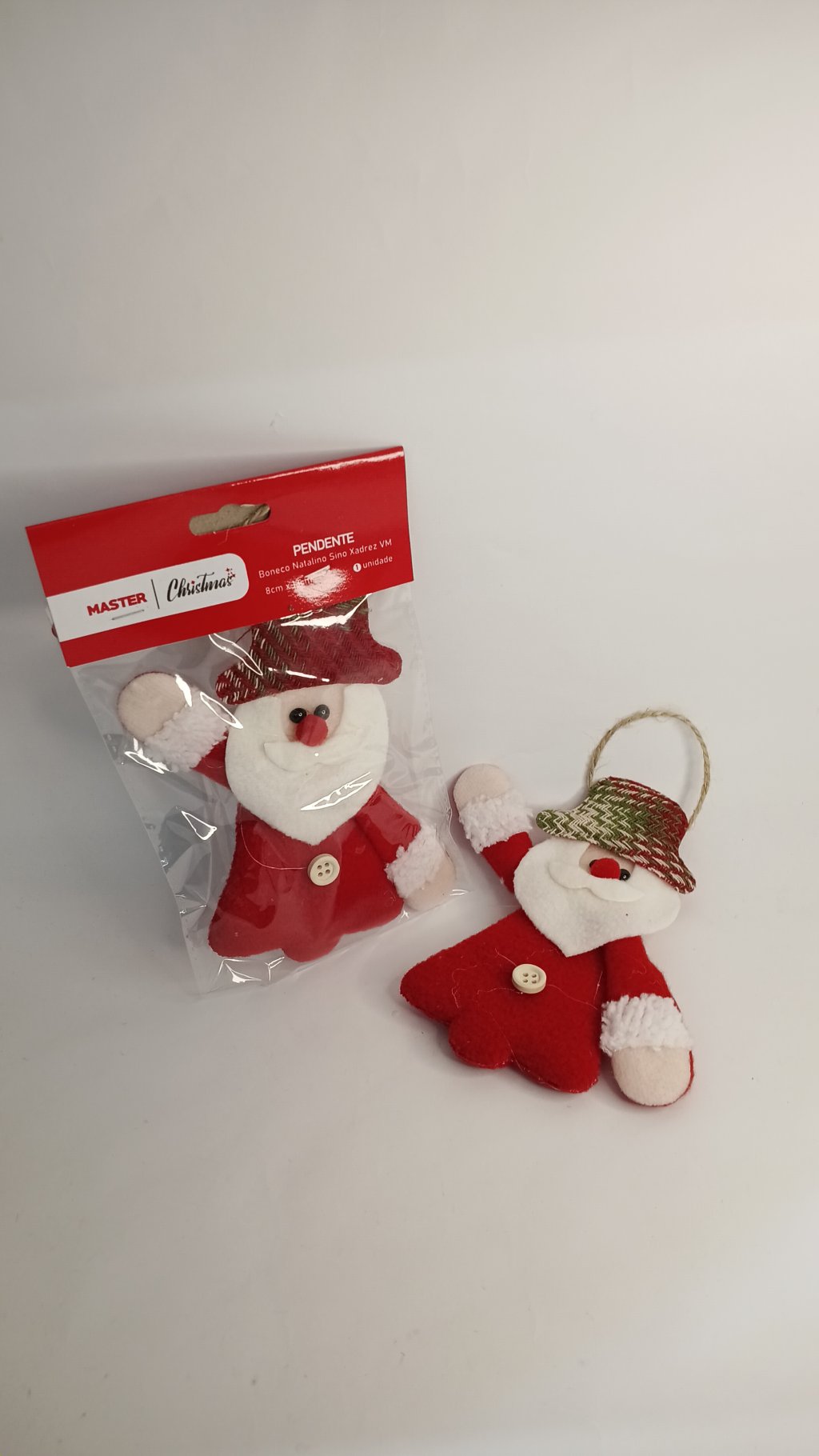 Pendente Noel WFH2962 8x13cm