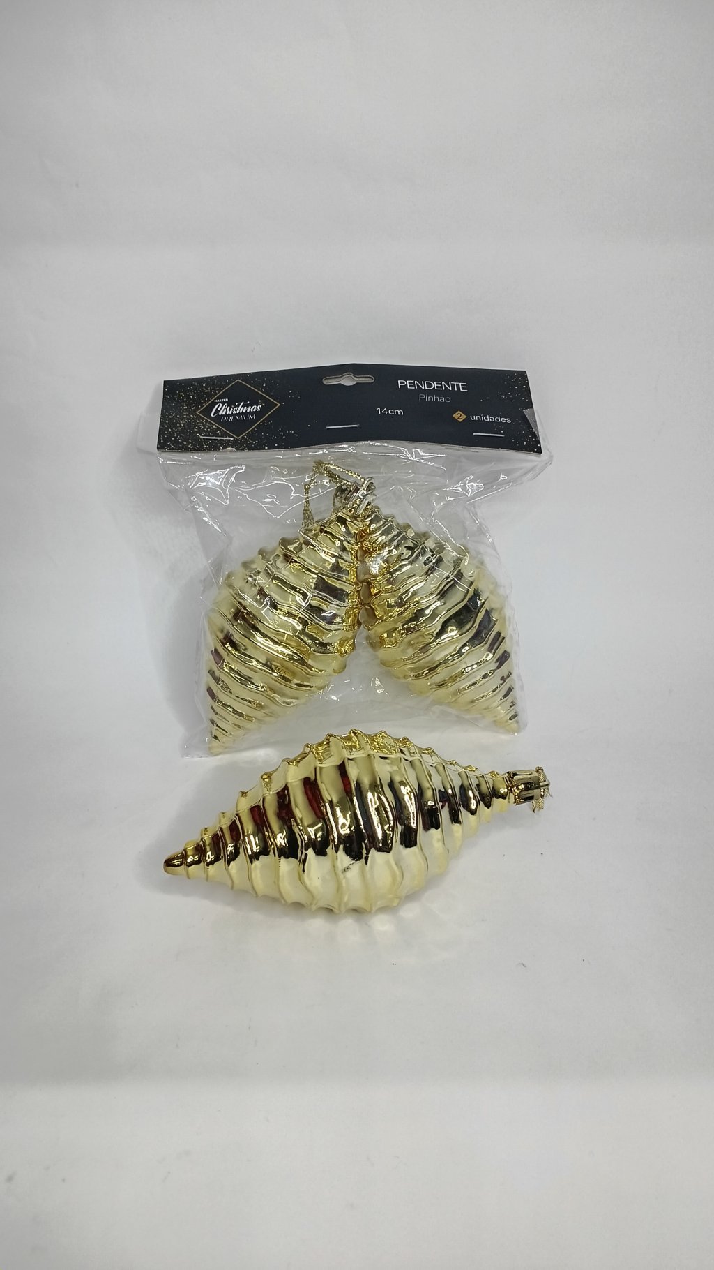 Kit Pendente Pinhão c/2 KX2291 14cm