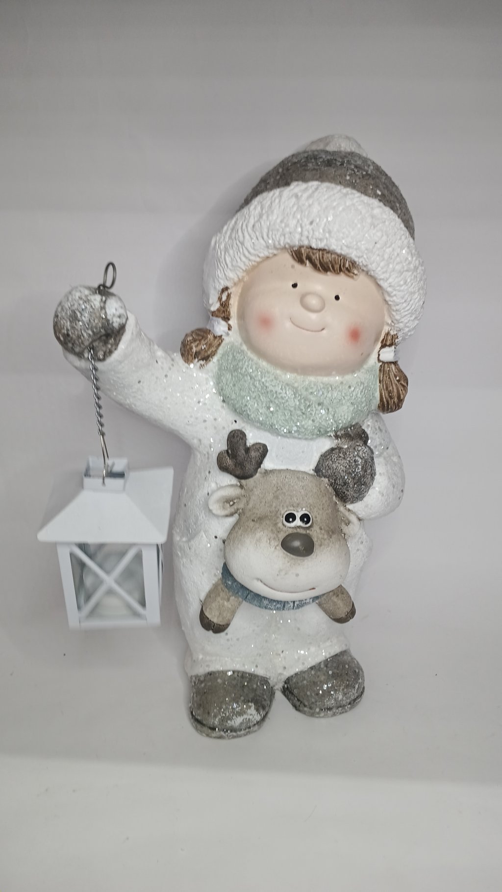 Resina Natal Porta Vela TG0870 38cm