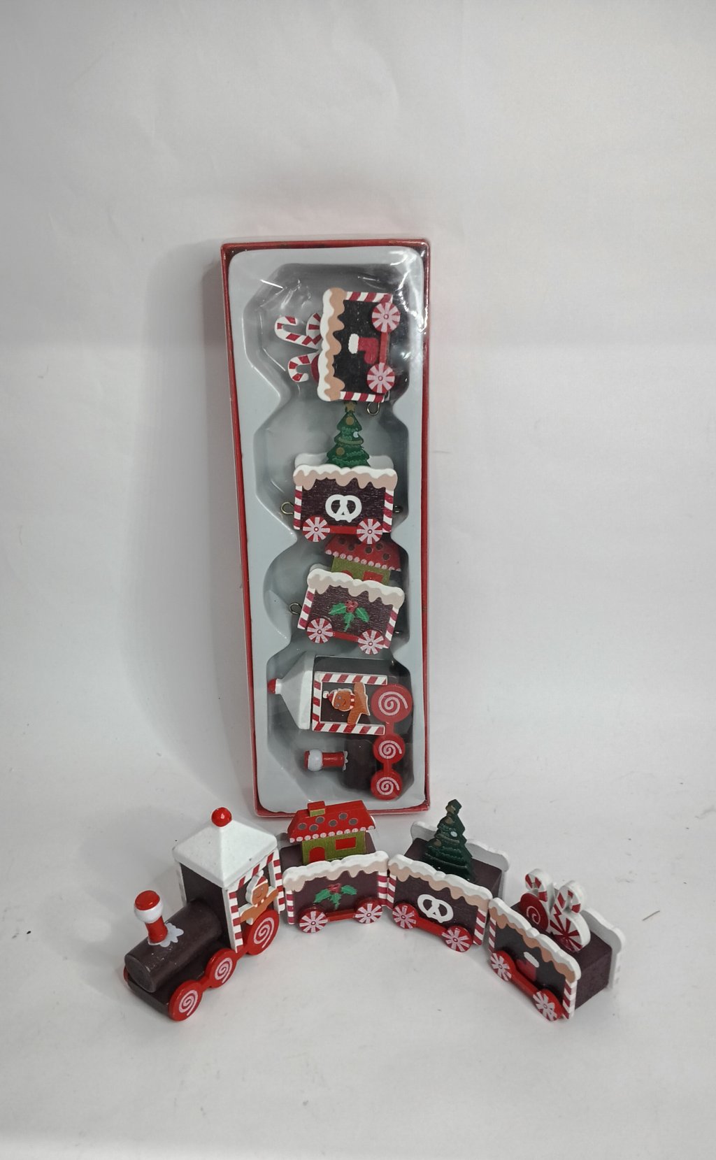 Enfeite Madeira Natal YST2888 22cm 