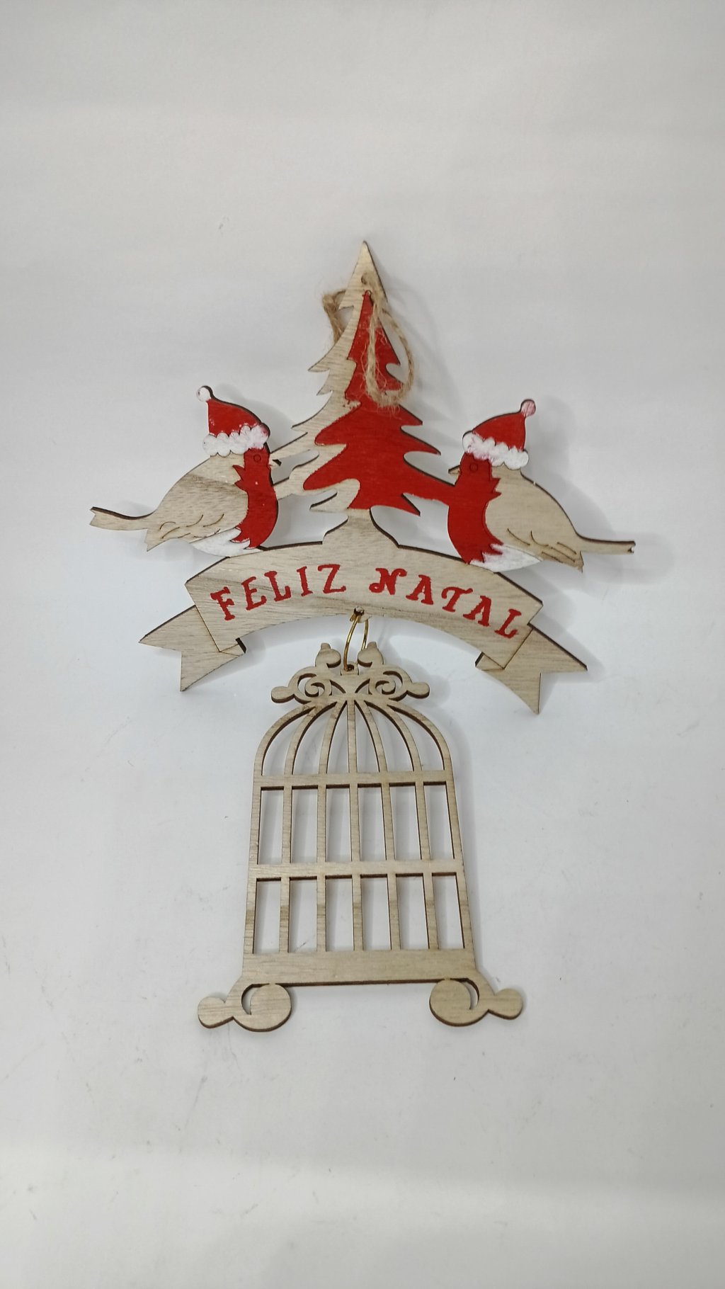 Enfeite Madeira WF958 29cm 