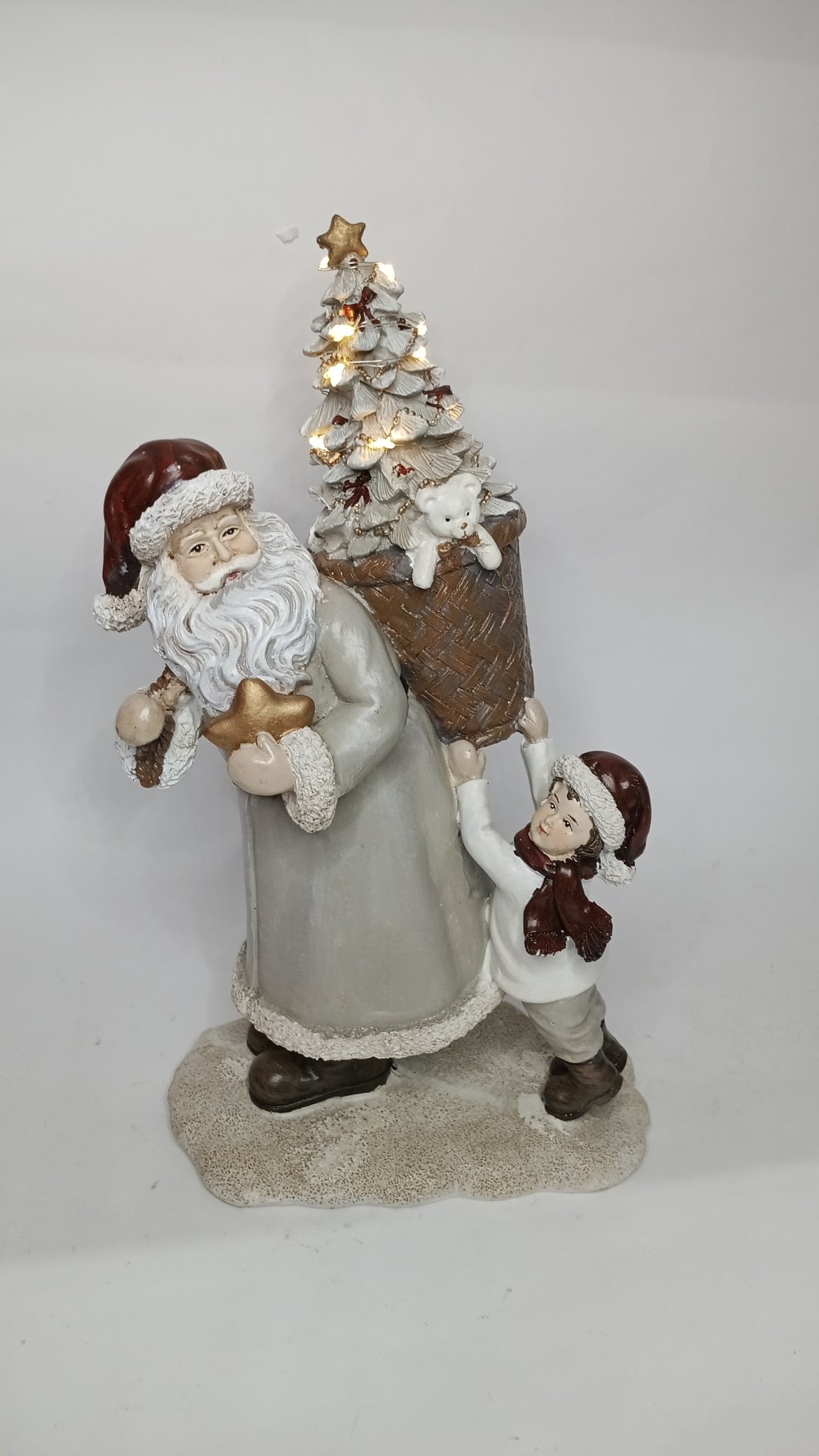 Resina Noel c/Luz BV1281 27cm 