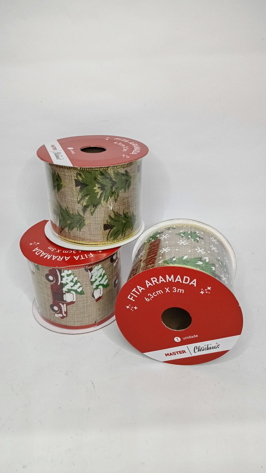 Fita Aramada YJ8168 6,3cm X 3m