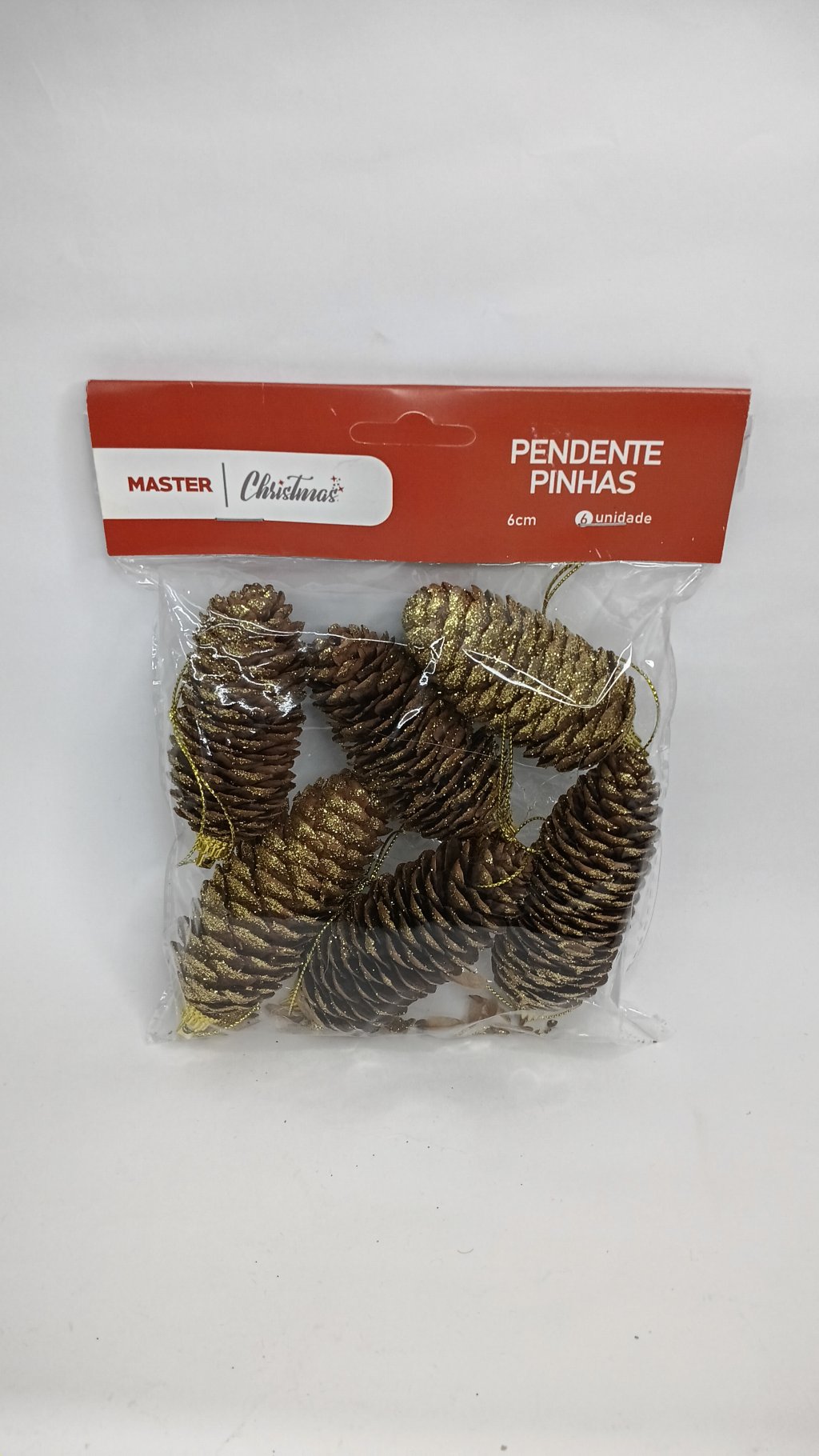 Pendente Pinhas c/6 HY9440 6cm