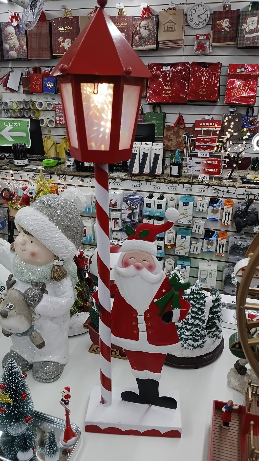 Poste Metal c/Luz LY4856 60cm