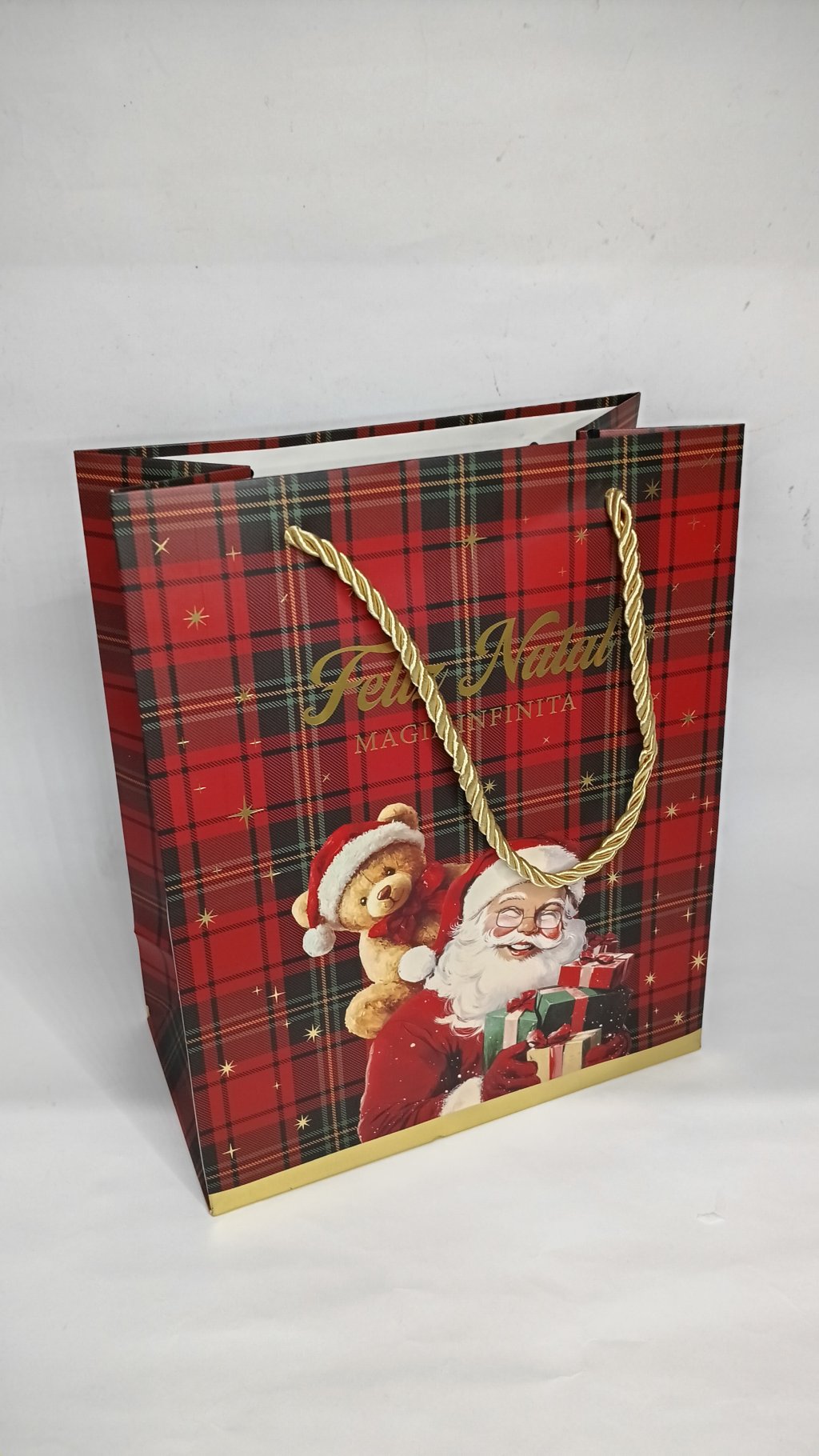 Sacola Natal 19001073 22x18x9cm