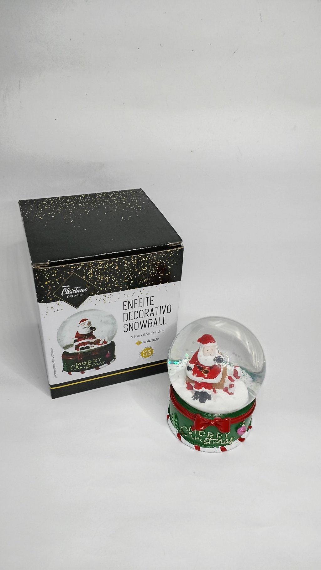 Globo de Neve c/Luz JNS4774 8,2cm